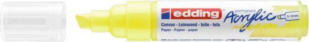 edding 5000 Acrylmarker Breed 065 Neon Geel