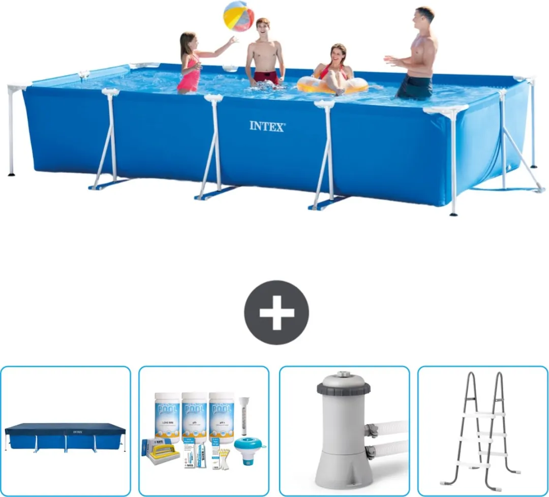 Intex Rechthoekig Frame Zwembad 450x220cm