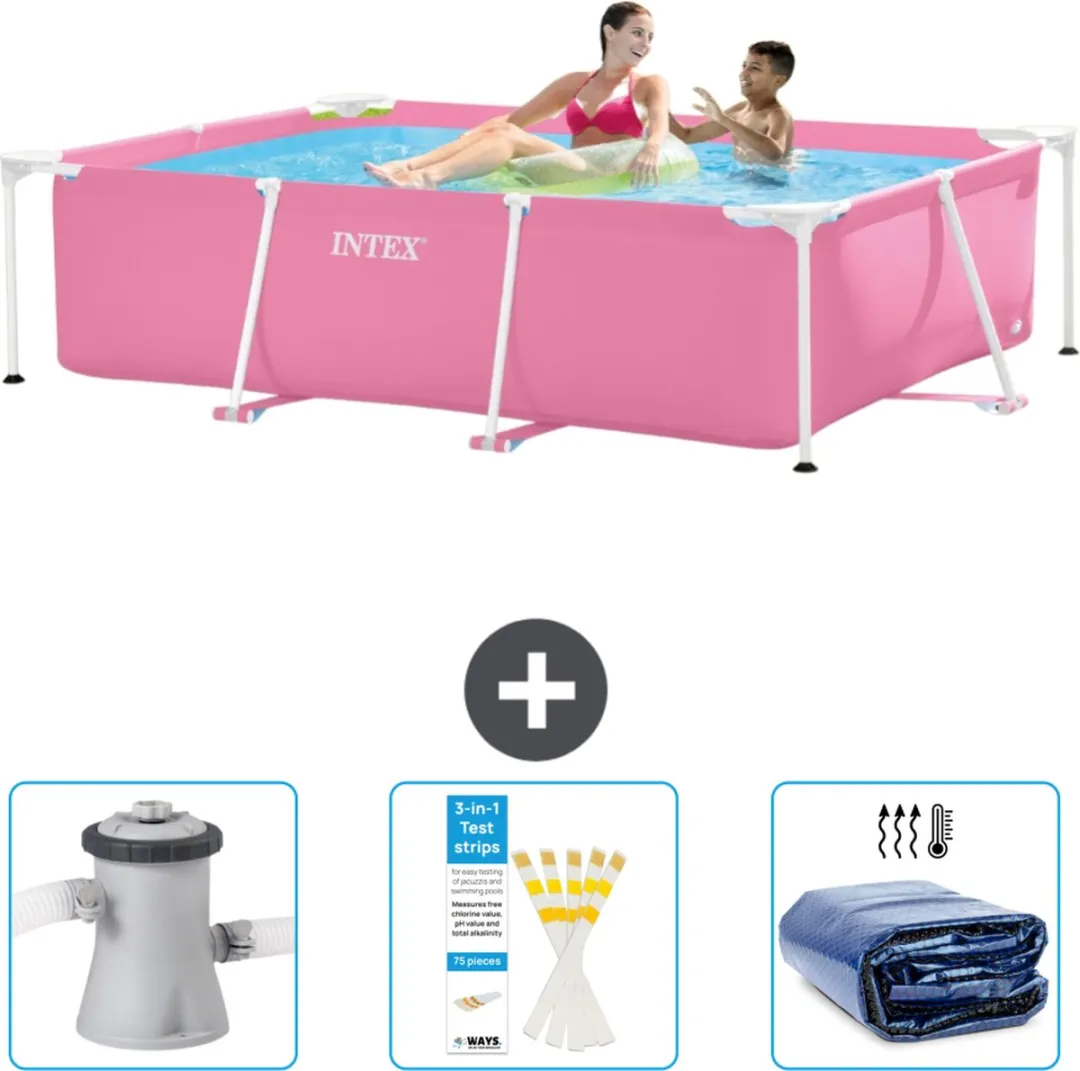 Intex Frame Zwembad 220x150x60cm Roze