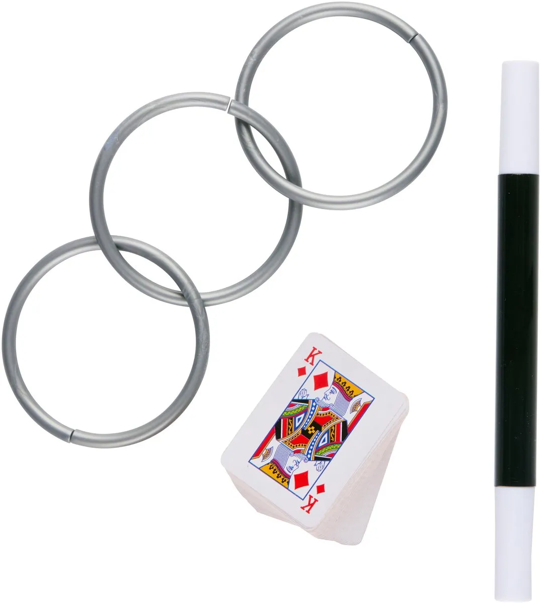 Eddy Toys Goocheldoosje 3-delig - 16 Trucs - Diverse Kleuren