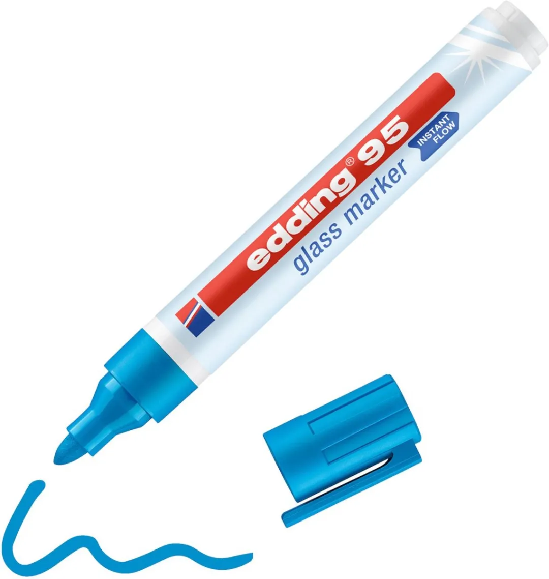 edding 95010 Glasmarker Lichtblauw