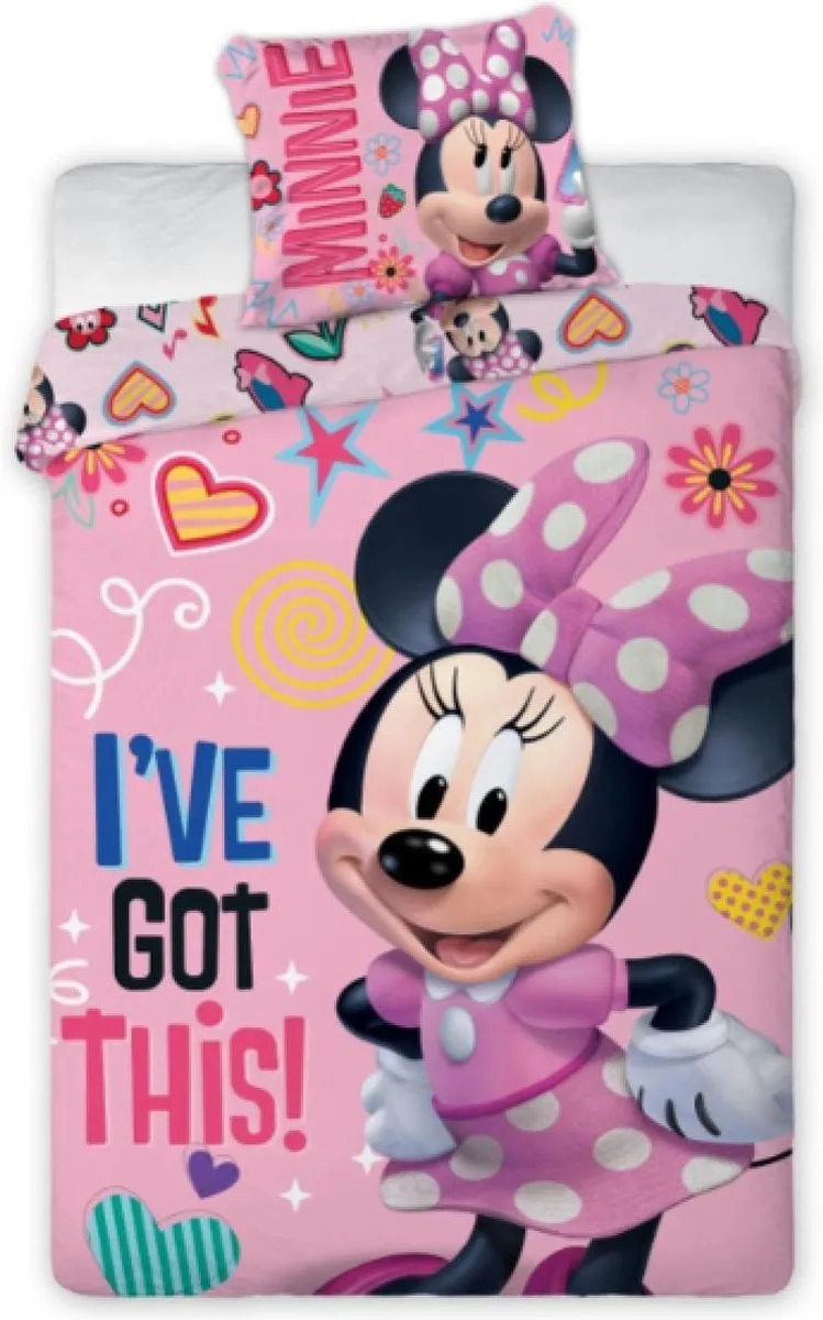 Disney Minnie Mouse Dekbedovertrek 140x200cm