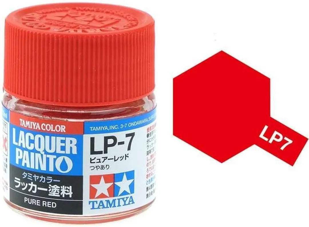 Tamiya Hobbyverf Olieverf LP-7 Pure Red
