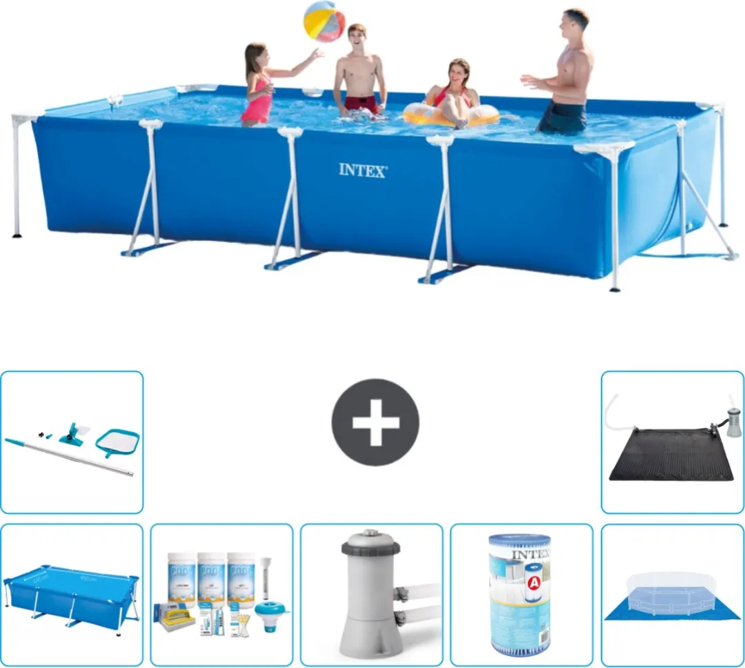 Intex Frame Zwembad 450x220x84cm Blauw