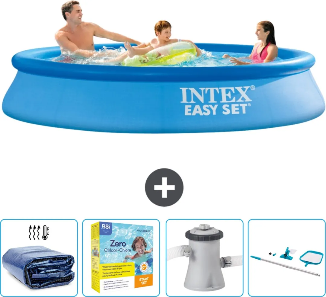 Intex Easy Set Zwembad 305cm x 61cm - Blauw - 3077L