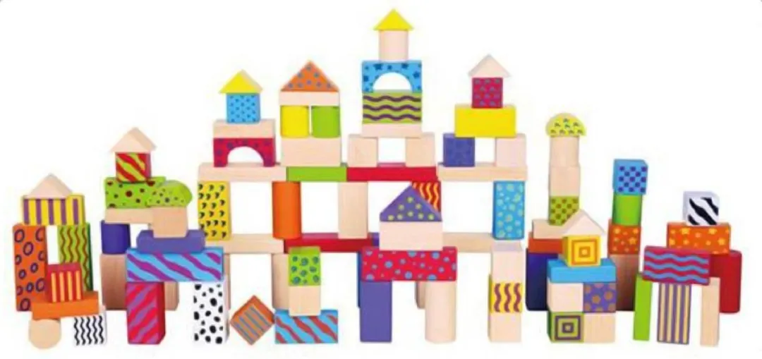 Viga Toys Blokkenset 100 Stuks - Educatief Houten Speelgoed - afbeelding 6 van 6