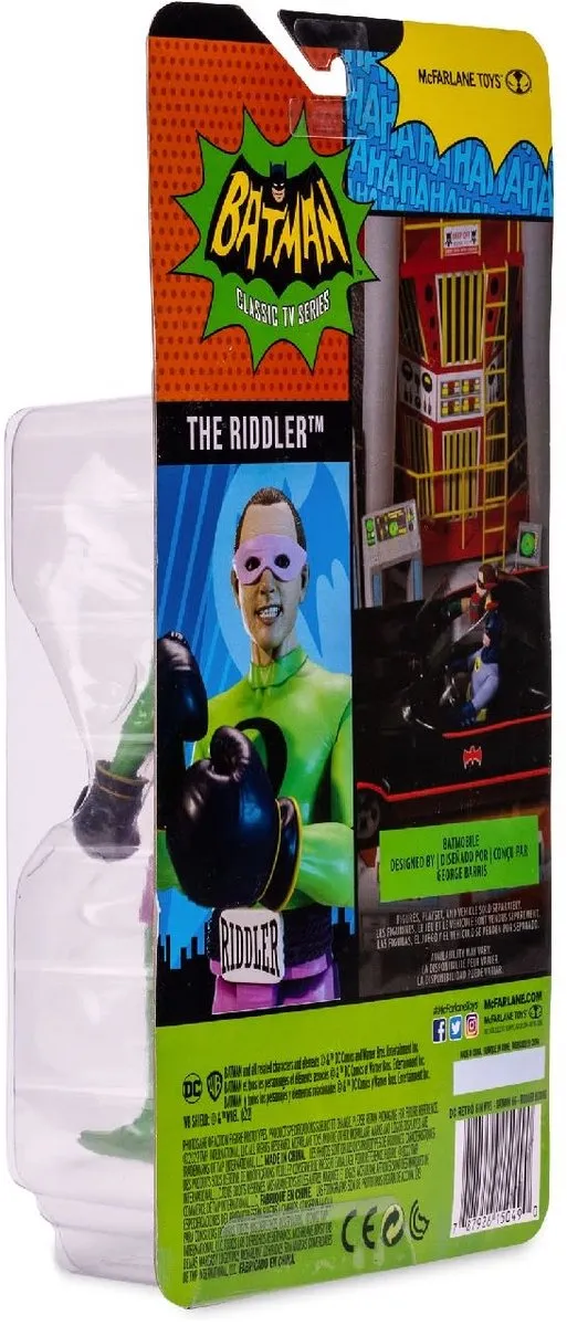 McFarlane Toys DC Comics Batman 1966 The Riddler Boxing Gloves 6 inch - afbeelding 6 van 6