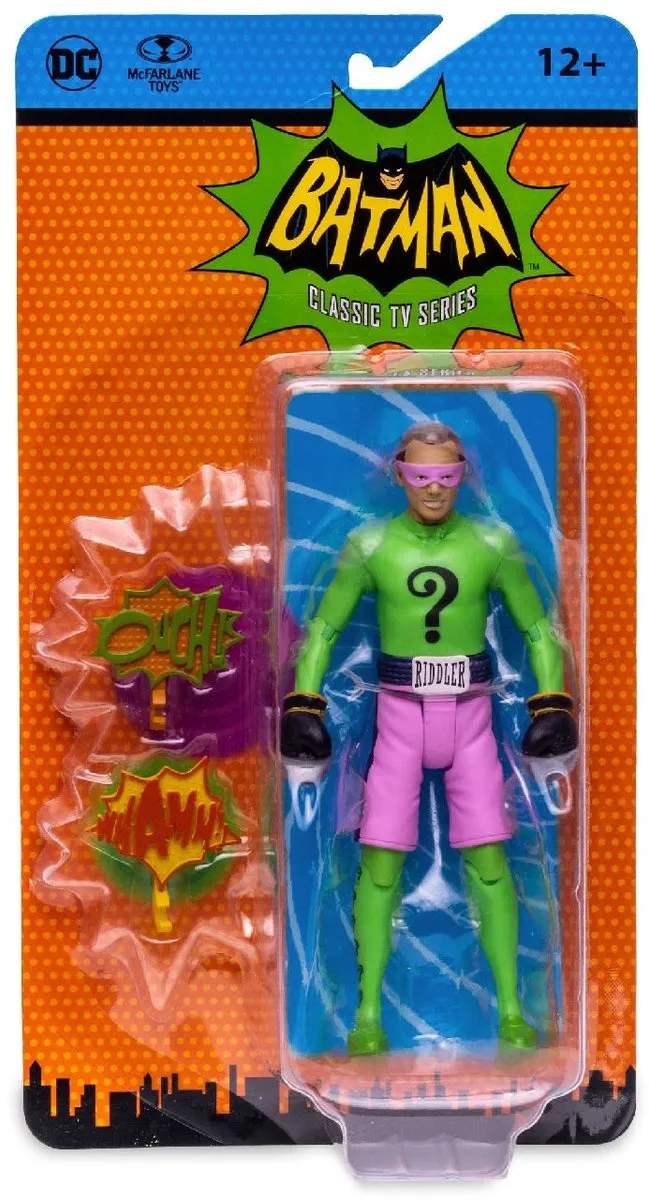 McFarlane Toys DC Comics Batman 1966 The Riddler Boxing Gloves 6 inch