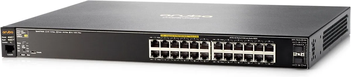 HP Aruba 2530-24-PoE+ Switch - 24 PoE-poorten - Grijs