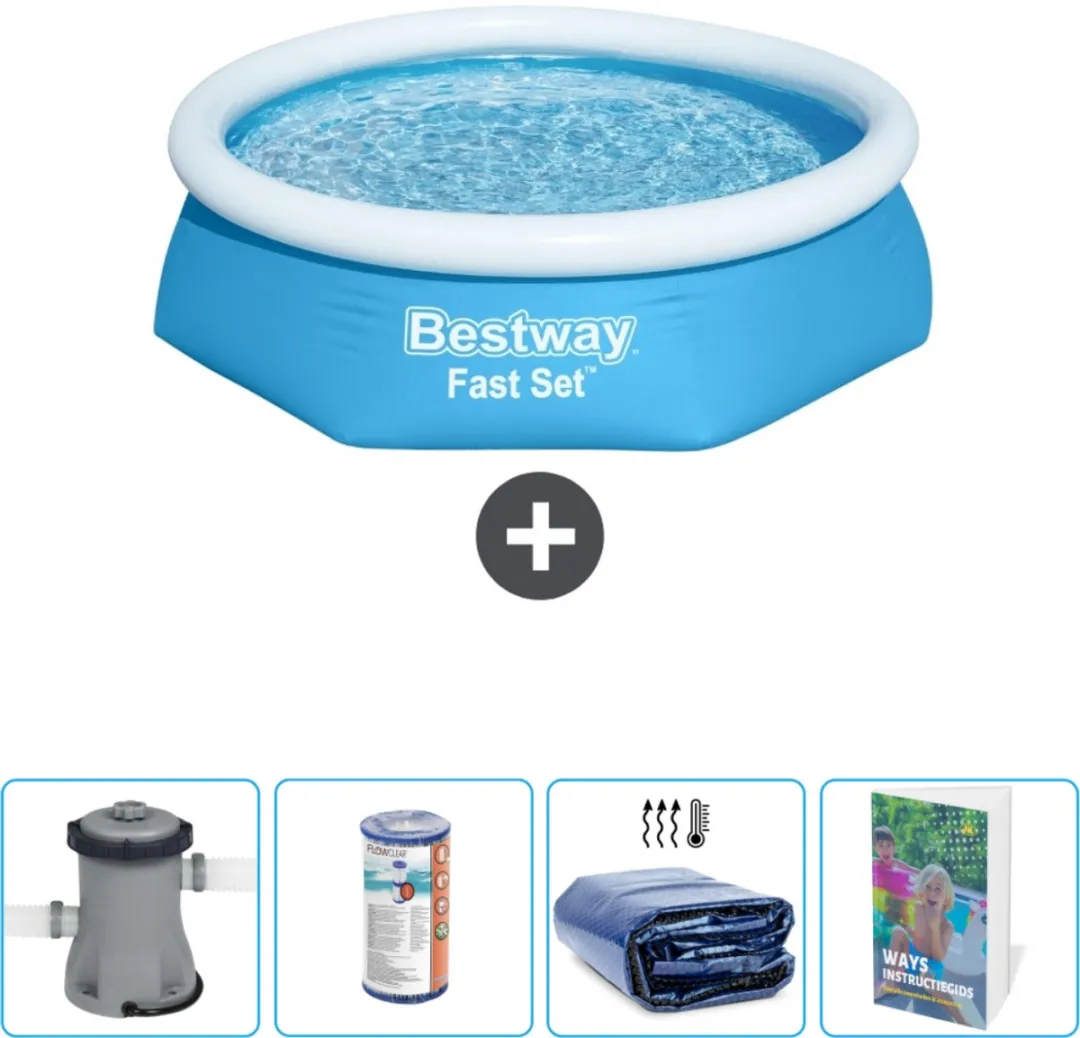Bestway Fast Set Rond Zwembad 244x61cm