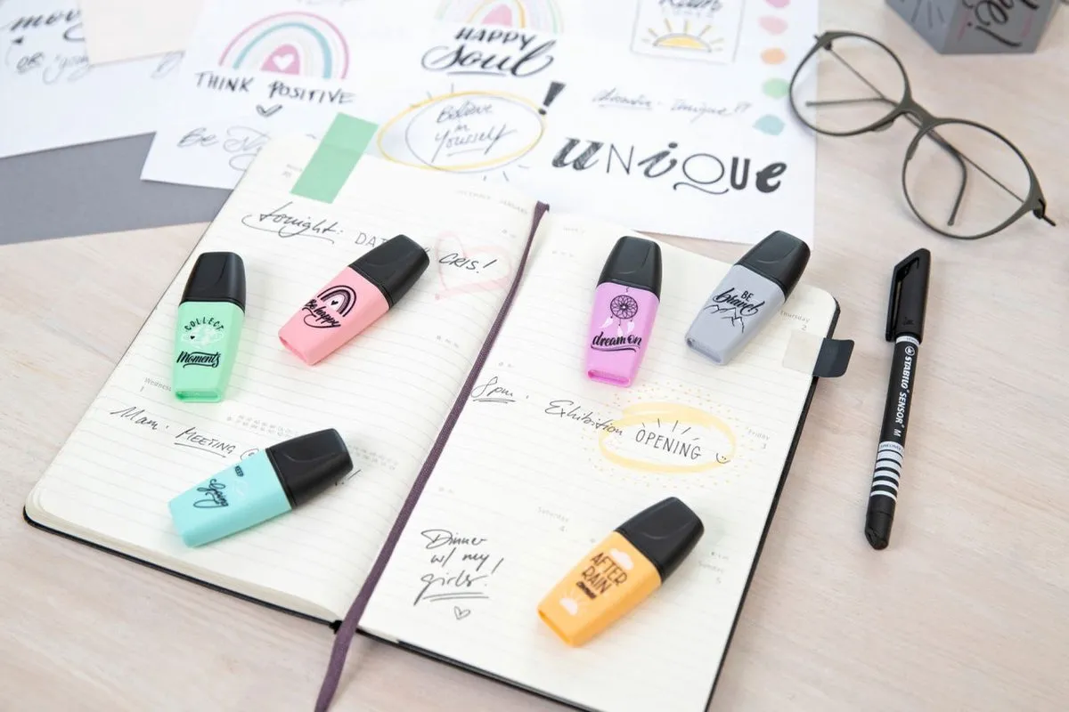 STABILO Boss Mini Markeerstift Pastellove Edition - 3 Kleuren - afbeelding 6 van 6