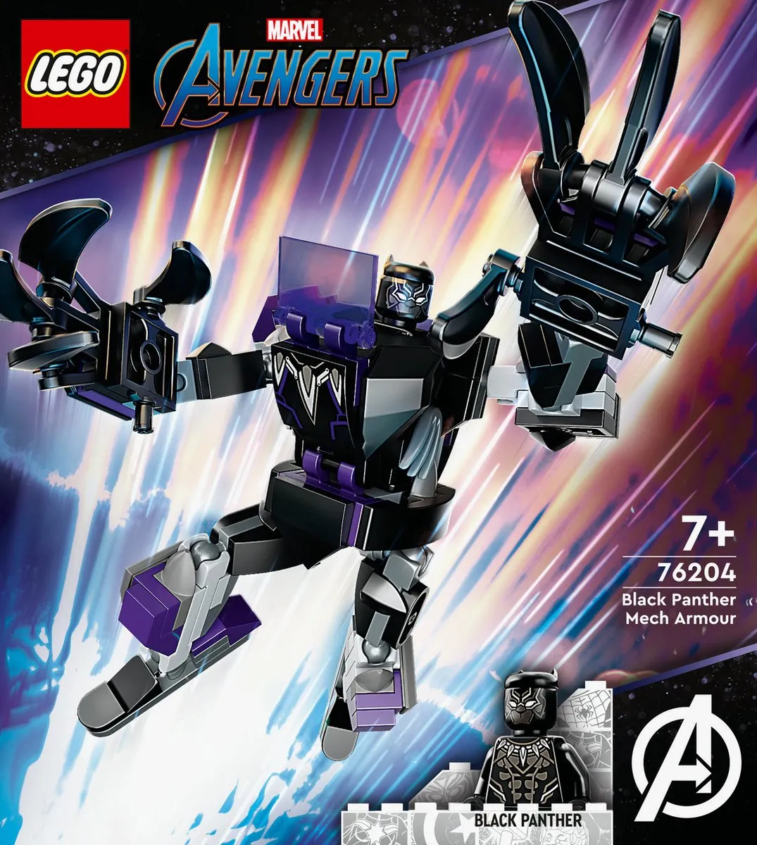 LEGO Marvel Black Panther Mech 76204 - 124 Stukken
