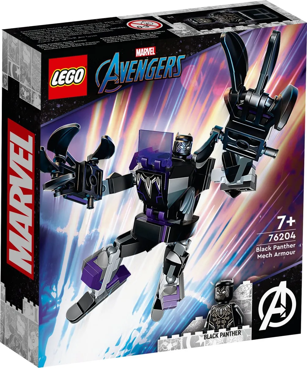 LEGO Marvel Black Panther Mech 76204 - 124 Stukken