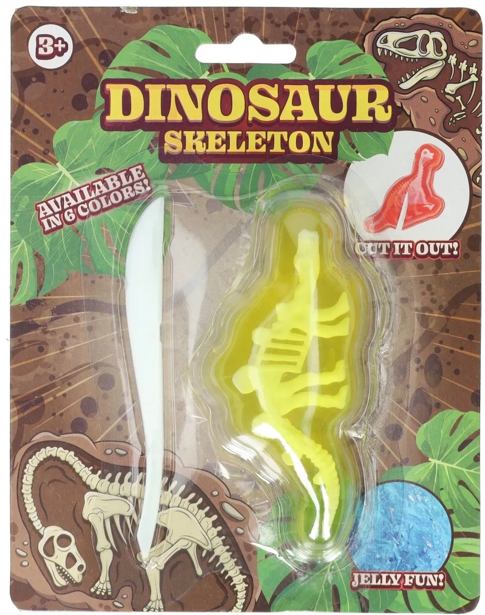 Johntoy Dino Slijm Skelet - Multi kleuren - afbeelding 3 van 4