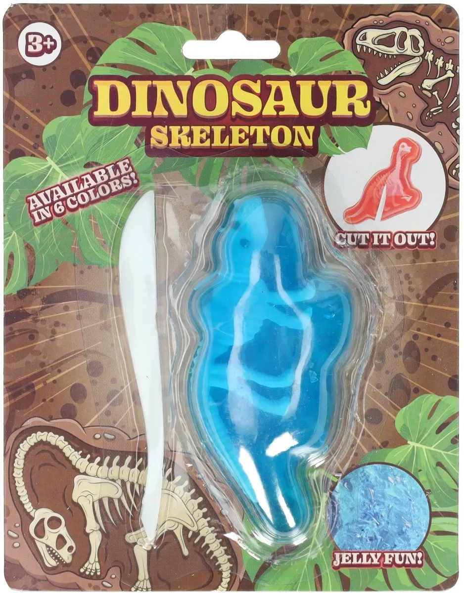 Johntoy Dino Slijm Skelet - Multi kleuren - afbeelding 4 van 4