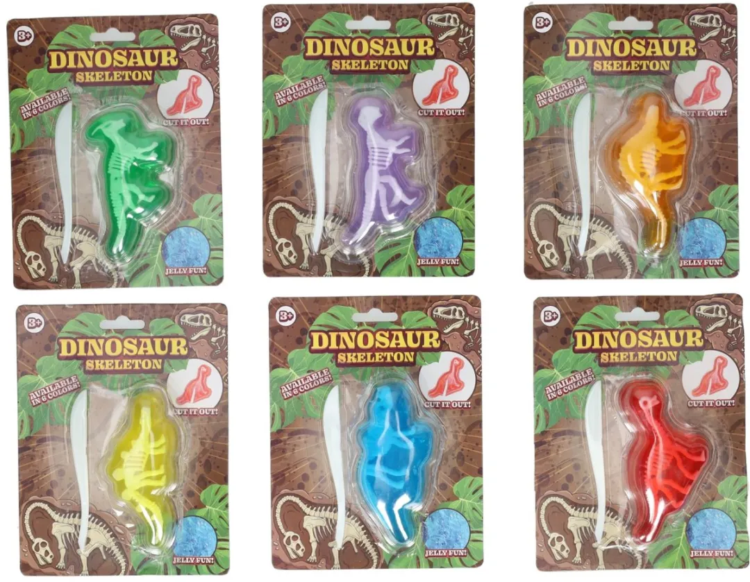 Johntoy Dino Slijm Skelet - Multi kleuren - afbeelding 2 van 4