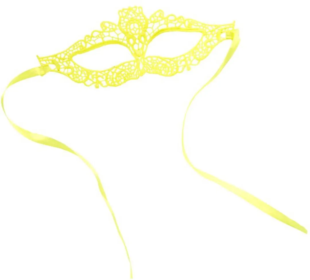 Carnival Toys Verkleedmasker Dames - Geel