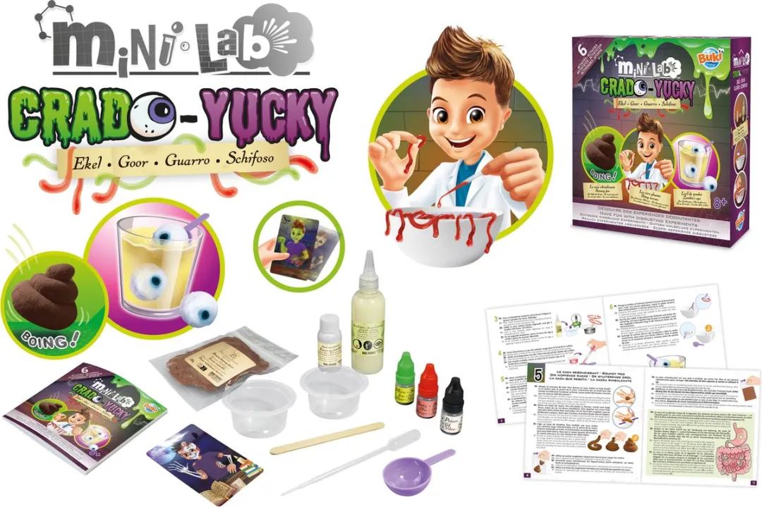 Buki France Mini Lab Yucky Experimenten 3017 - Meerkleurig