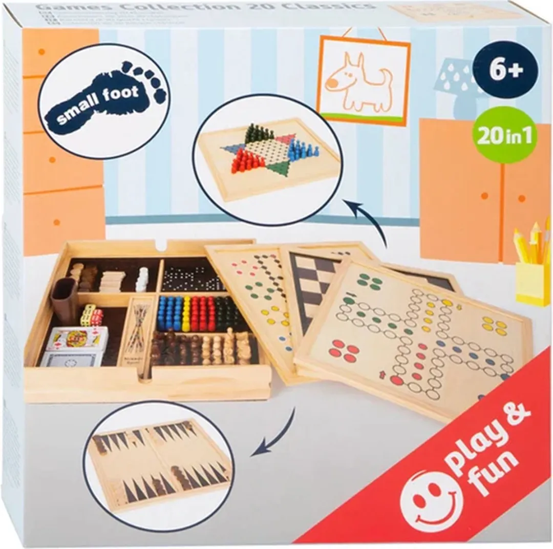Small Foot Houten Spellen Collectie 11753 - 20 Klassiekers