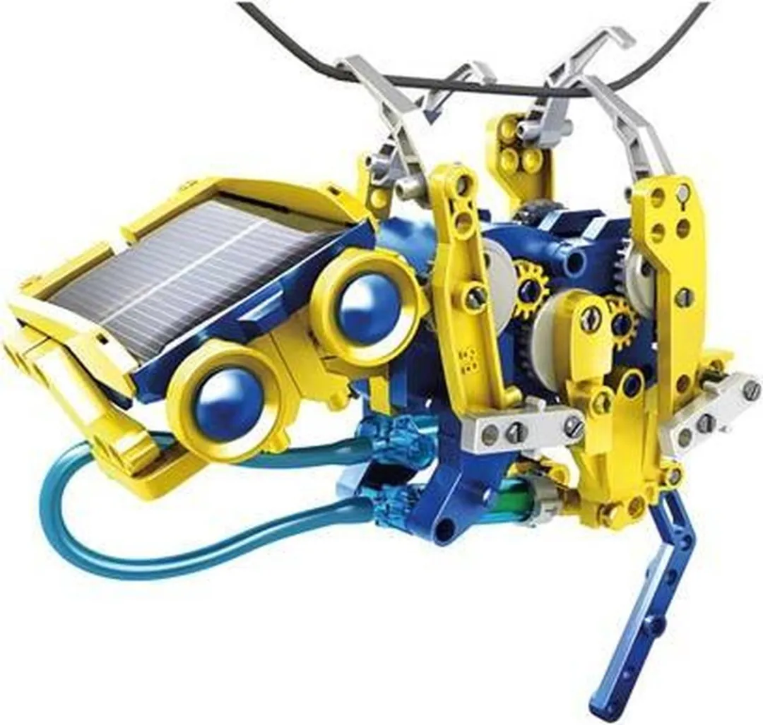 Velleman KSR17 Educatieve Robot Bouwkit 12-in-1 - Geel/Blauw