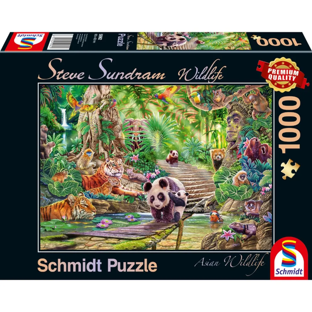 Schmidt Spiele Asia Wildlife Puzzel 1000 Stuks