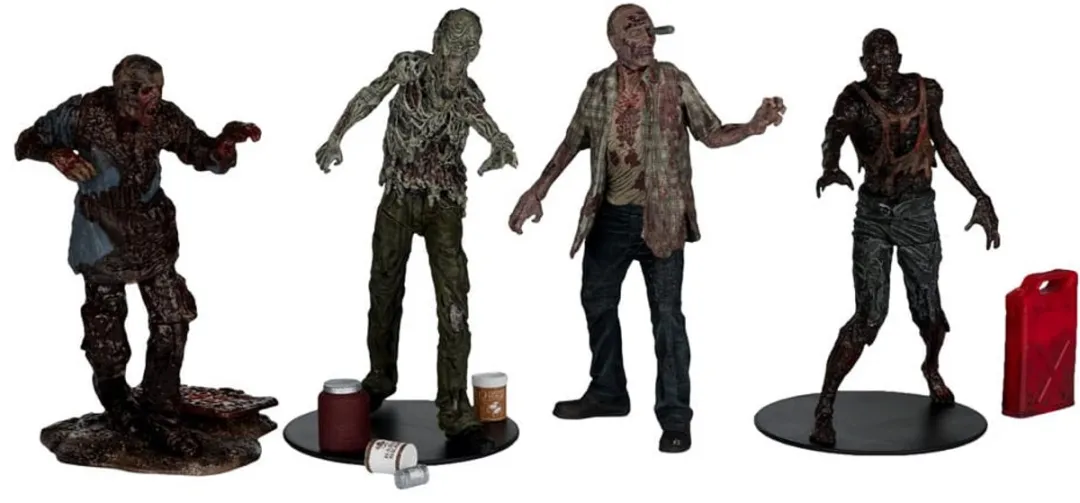 McFarlane Toys The Walking Dead 4-Pack Walkers 13cm - MCF14339