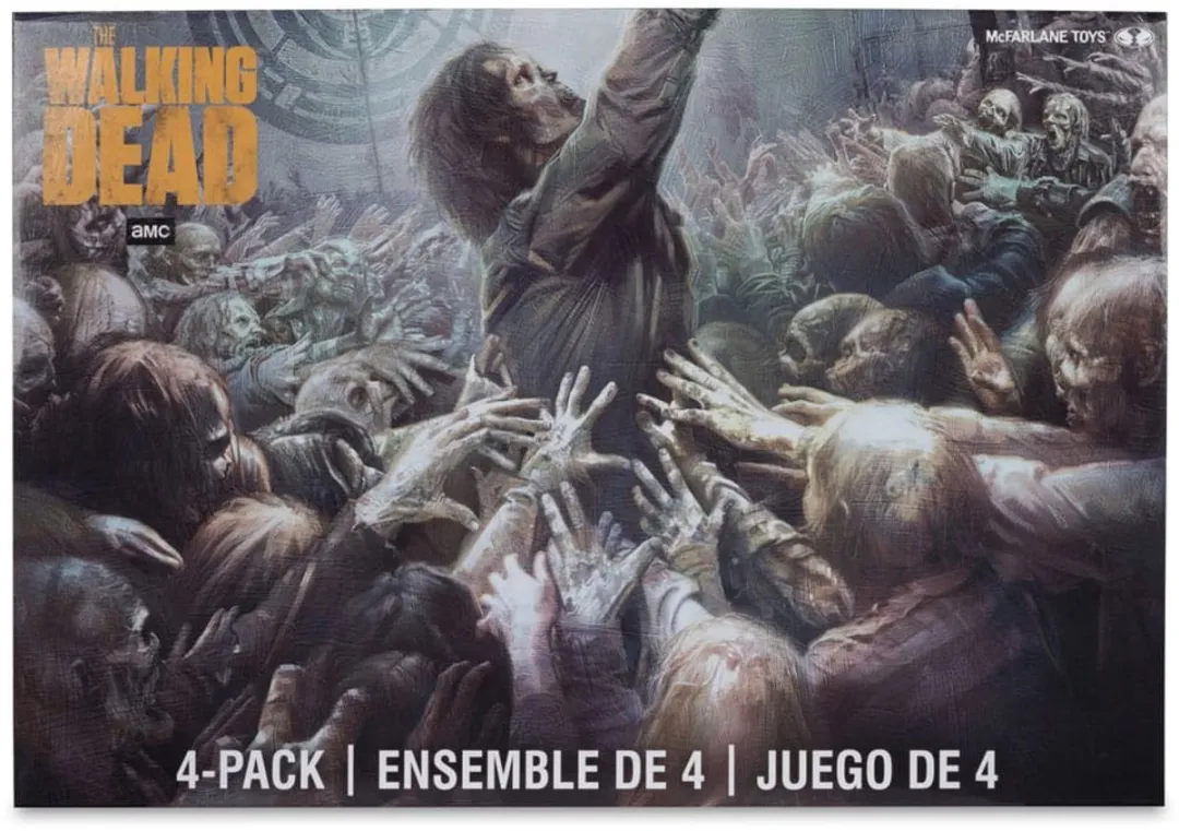 McFarlane Toys The Walking Dead 4-Pack Walkers 13cm - MCF14339