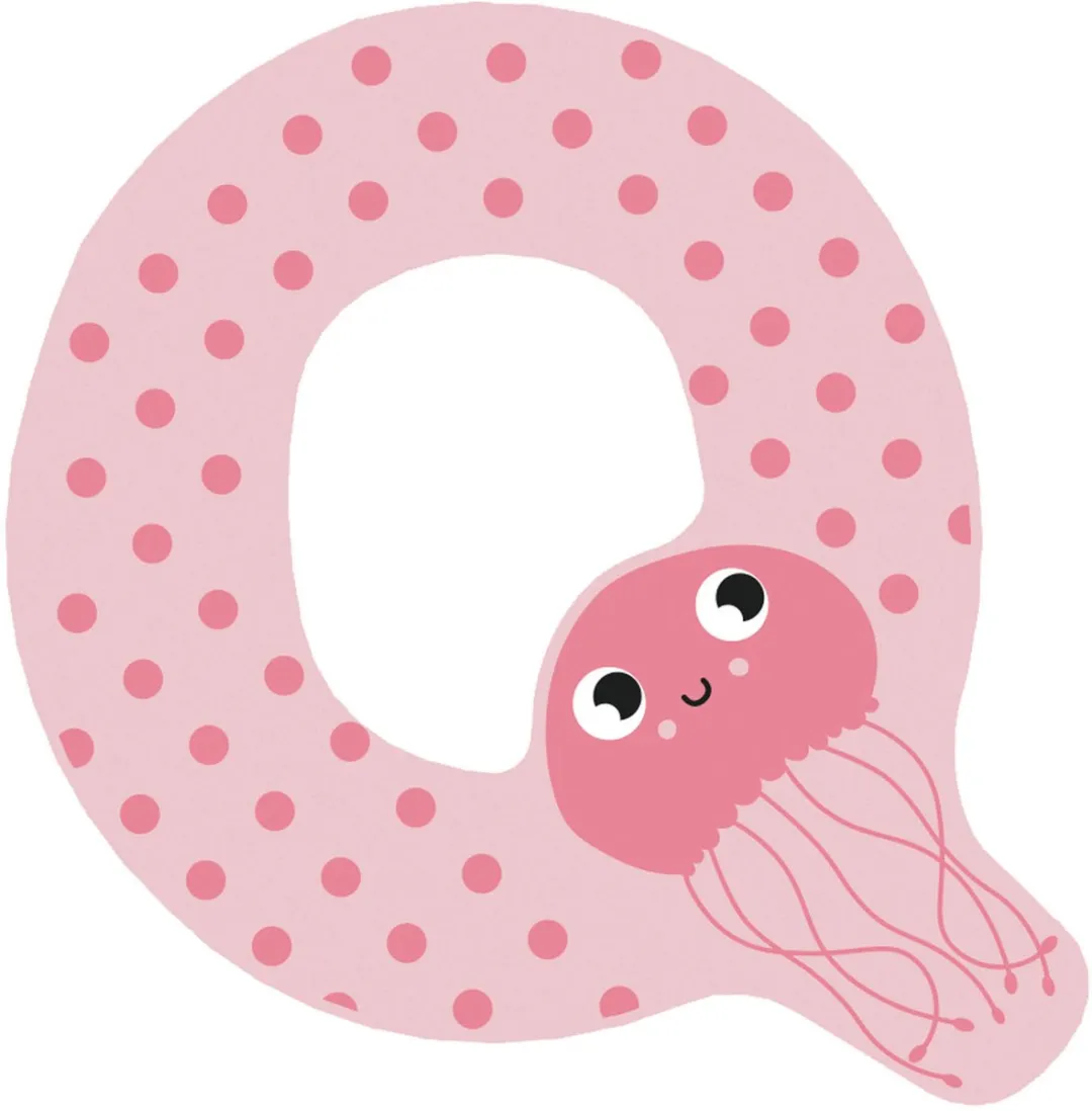 Small Foot Houten Dieren Kinderletter Q