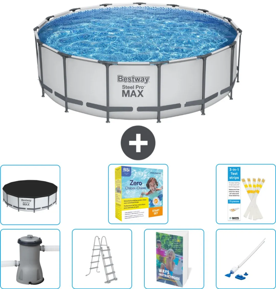 Bestway Steel Pro MAX Zwembad 457x122cm