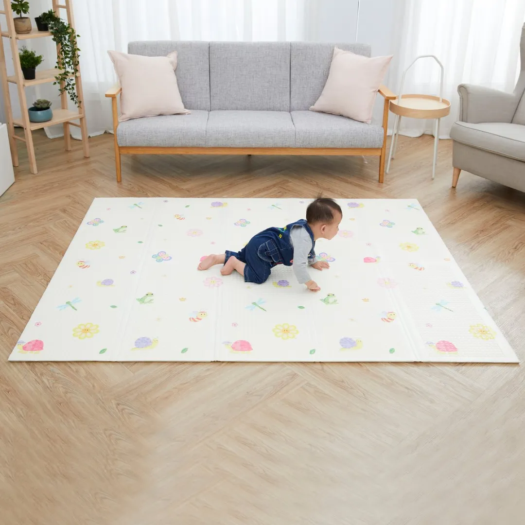 Teamson Kids Speelmat Safari - 154x197cm Blauw/Wit