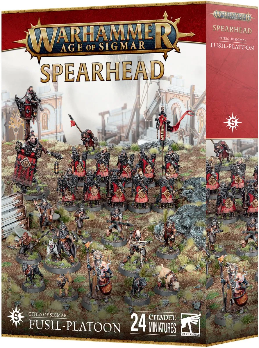 Games Workshop Spearhead Cities of Sigmar Fusil-Platoon 261 Onderdelen