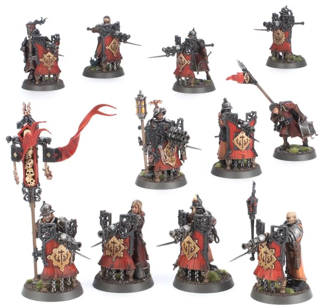 Games Workshop Spearhead Cities of Sigmar Fusil-Platoon 261 Onderdelen
