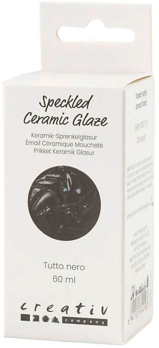 Creativ Company Keramiek Glazuur Zwart 60ml