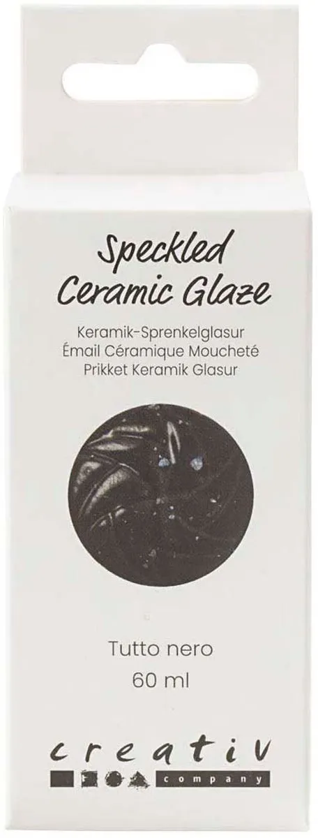 Creativ Company Keramiek Glazuur Zwart 60ml