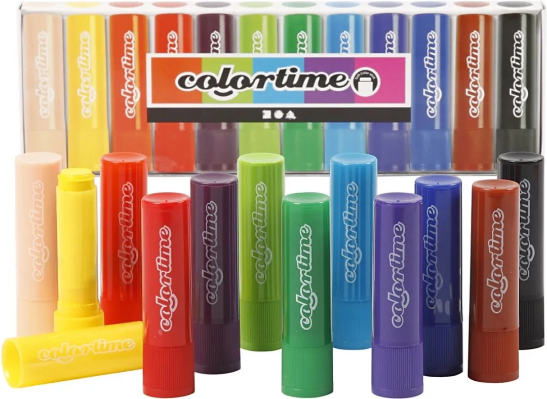 Colortime Krijt Multicolor 12 Stuks