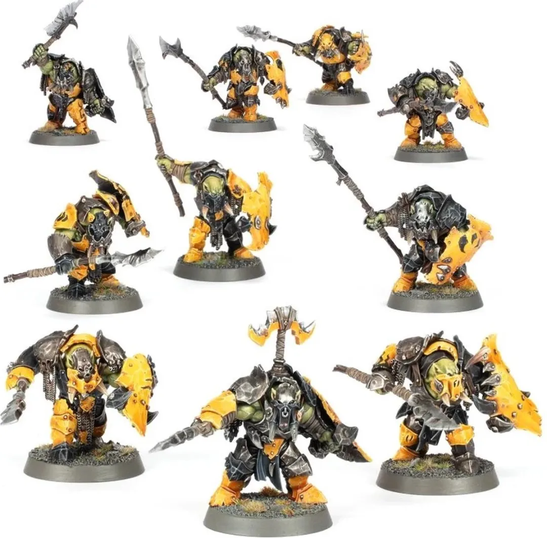 Games Workshop Warhammer Age of Sigmar Orruk Ardboyz 89-61 - 98 Onderdelen
