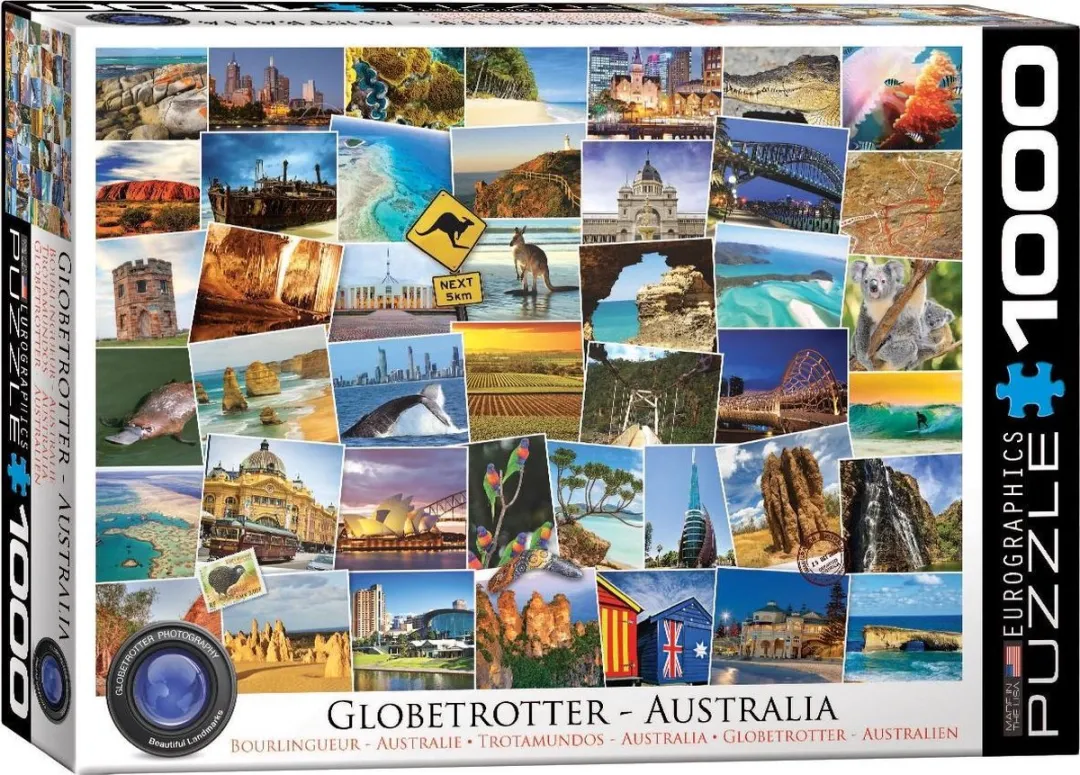 Eurographics Australia Globetrotter Puzzel 1000 Stuks