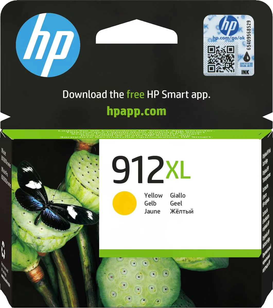HP 912XL Inktcartridge Geel - 7.75ml