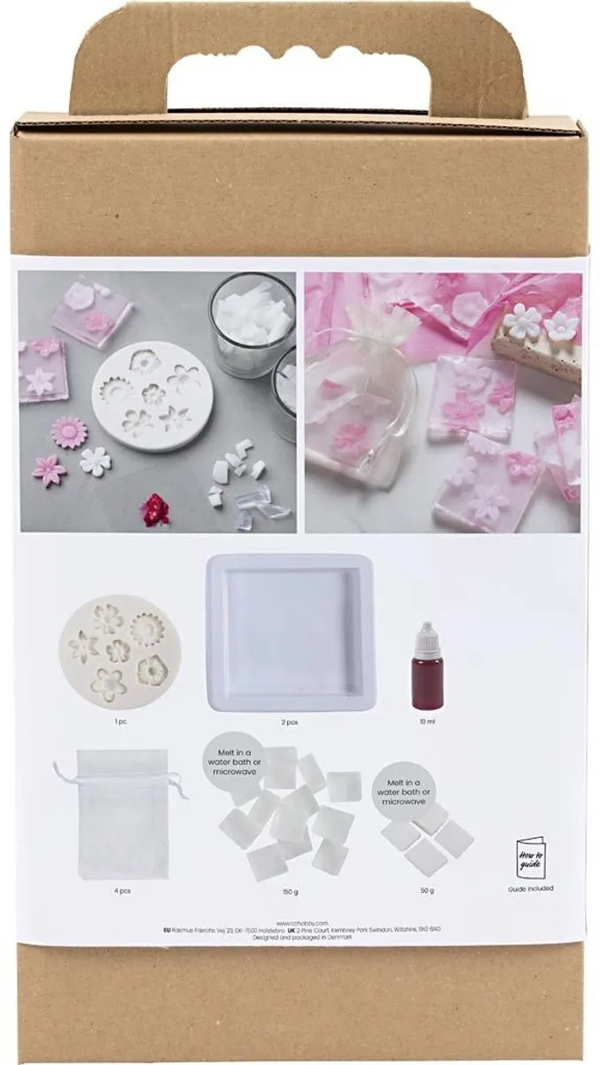 Creativ Company Hobbyset Zeep Maken Bloemen - Roze