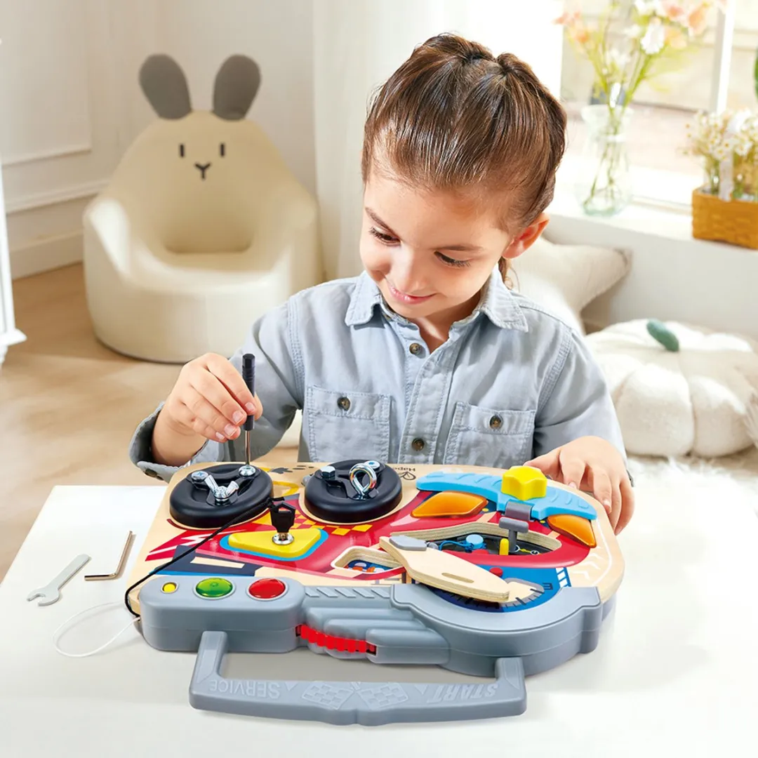 Hape Little Racer's Busy Board E1120 - Multicolor