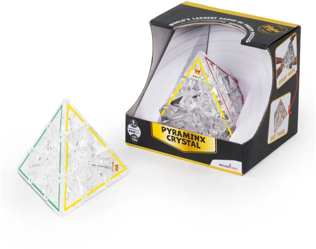 Recent Toys Pyraminx Crystal Meffert's Breinbreker - Limited Edition