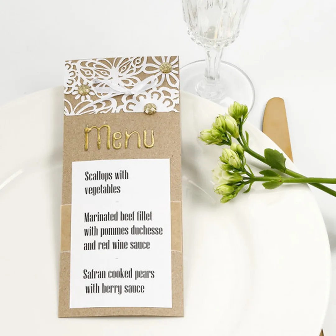 Creativ Company Vellum Papier A4 100gr - Bruin - 10 Vel