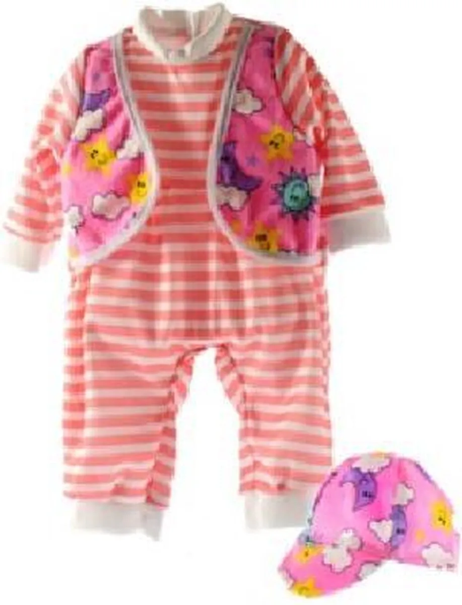 Toi-Toys Babypoppenkleding Boxpakje 20-30cm Roze - 02003Z