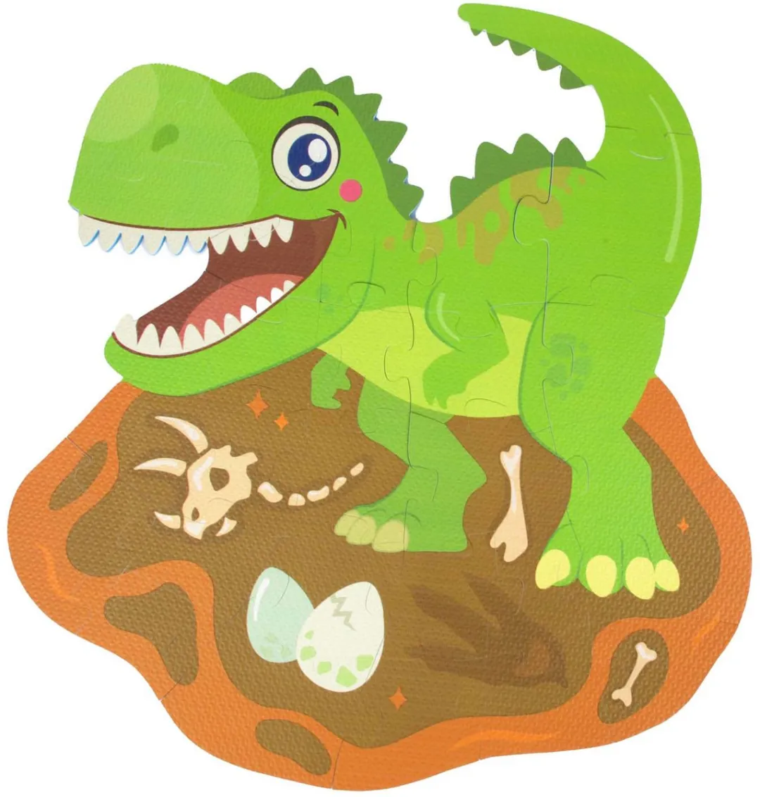 Toi-Toys Little Stars Foam Vloerpuzzel Dino 36 Stuks