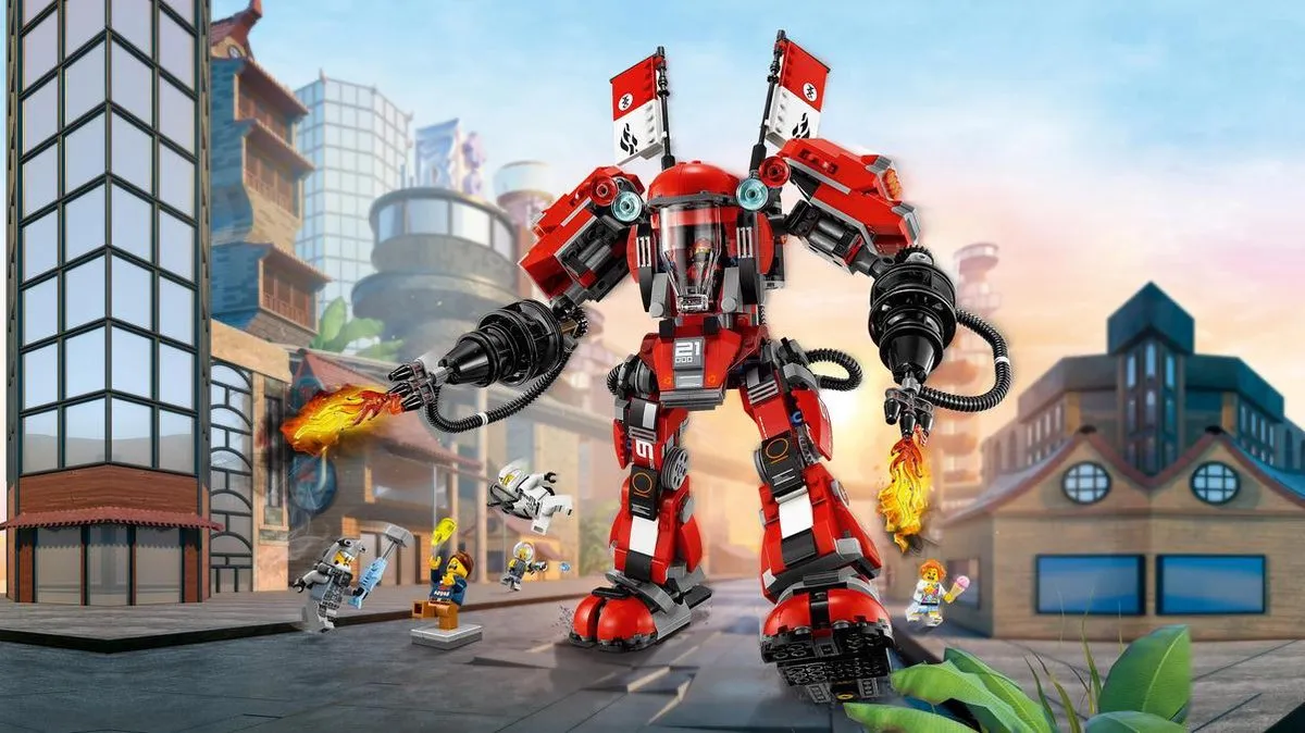 LEGO Ninjago Movie Vuurmecha 70615 - 944 Stukken - 6 Minifiguren