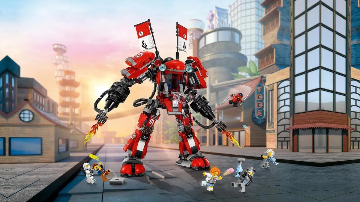 LEGO Ninjago Movie Vuurmecha 70615 - 944 Stukken - 6 Minifiguren