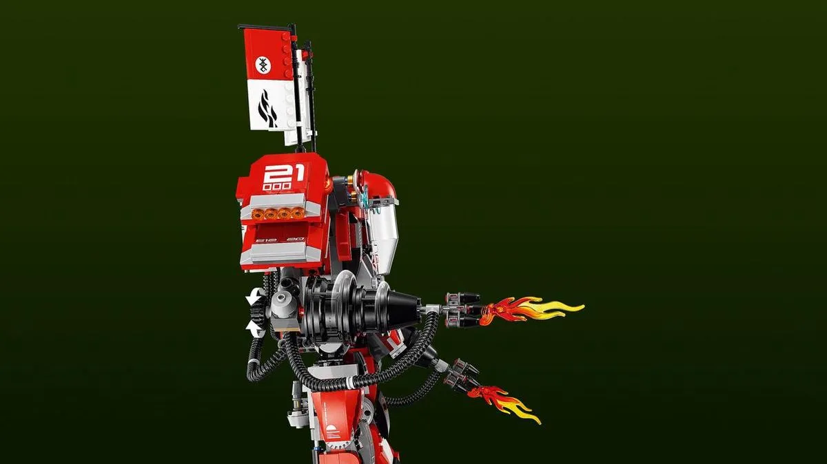 LEGO Ninjago Movie Vuurmecha 70615 - 944 Stukken - 6 Minifiguren - afbeelding 6 van 6