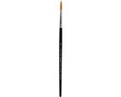 Creativ Company Gold Line Penselen Rond - 6 Stuks