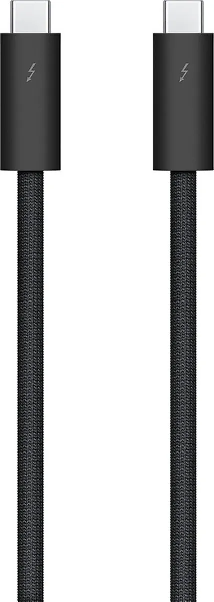 Apple Thunderbolt Aansluitkabel 2.00 m MWP32ZM/A Zwart [1x Thunderbolt-stekker - 1x Thunderbolt-stekker]