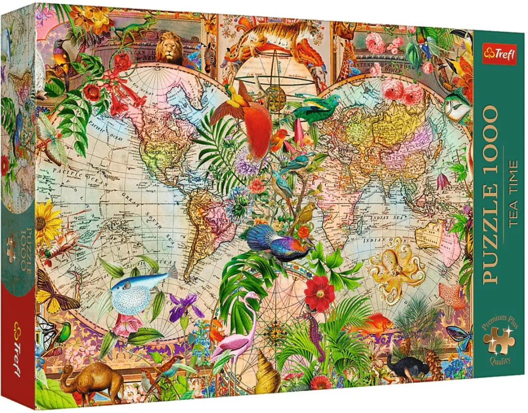 Trefl Antique World Map Puzzel 1000 Stuks